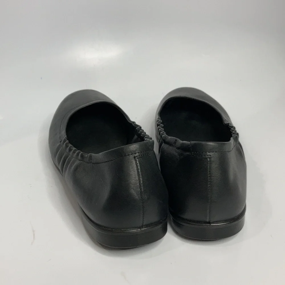 ECCO black‎ leather ballet flats size 40